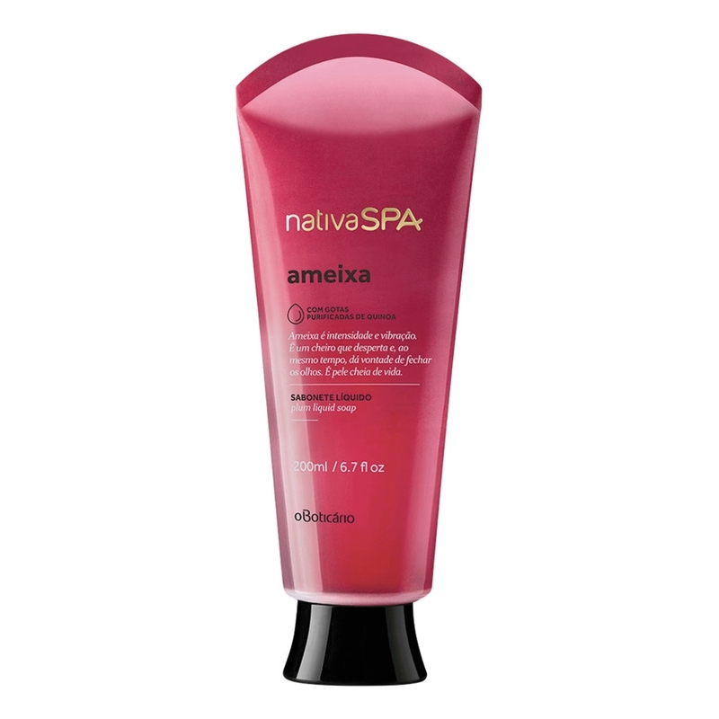 Sabonete Líquido Corporal Nativa Spa Ameixa 200Ml