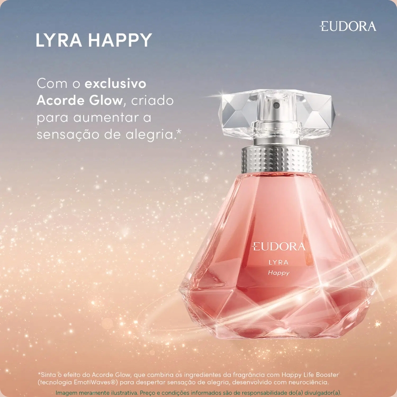 Lyra Happy Desodorante Colônia 75ml - foto 4