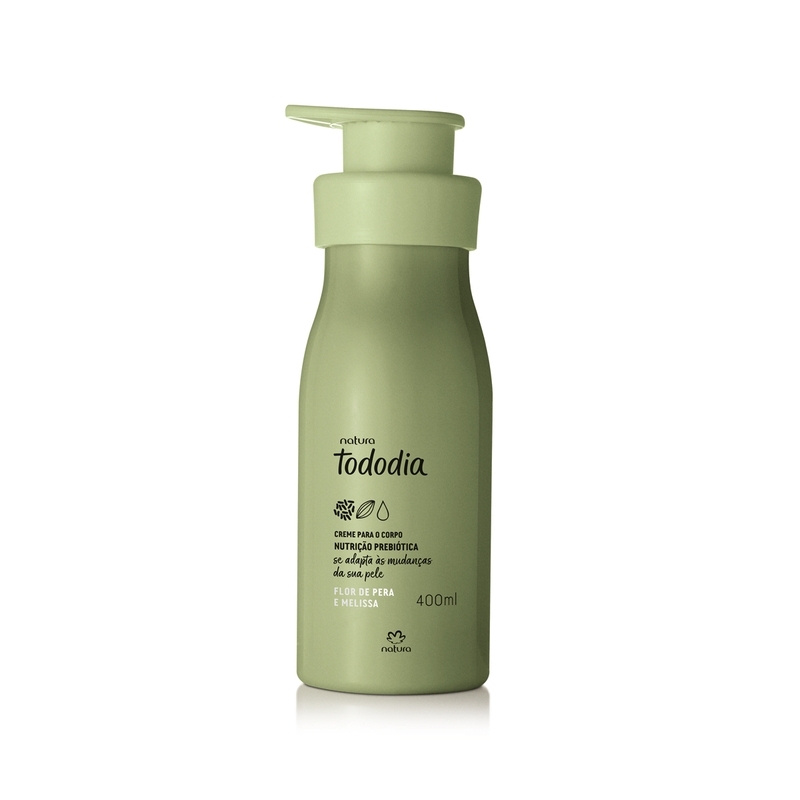 Creme desodorante nutritivo para o corpo flor de pera e melissa - 400 ml