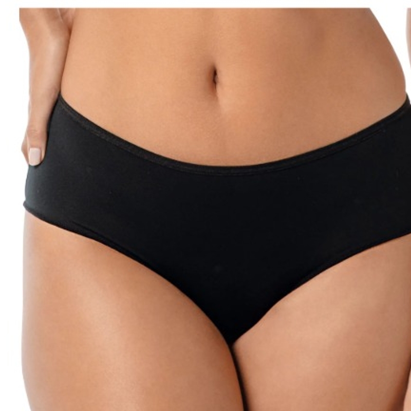 DeMillus Calcinha Calça Boyshort Lieve ME - Preto