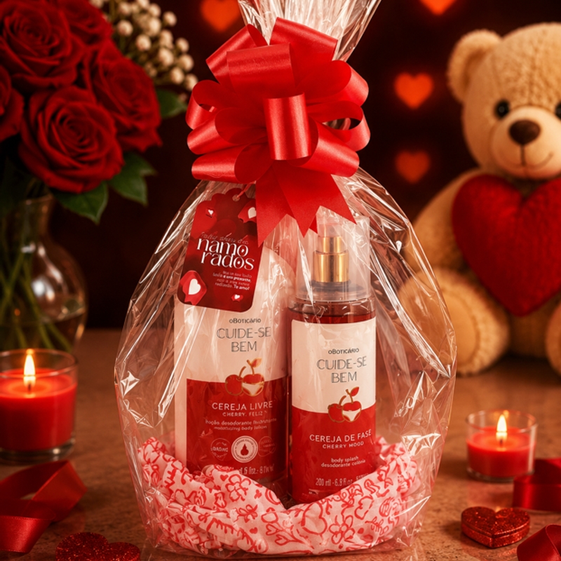 Kit Cereja de Fases Body Splash e Hidratante