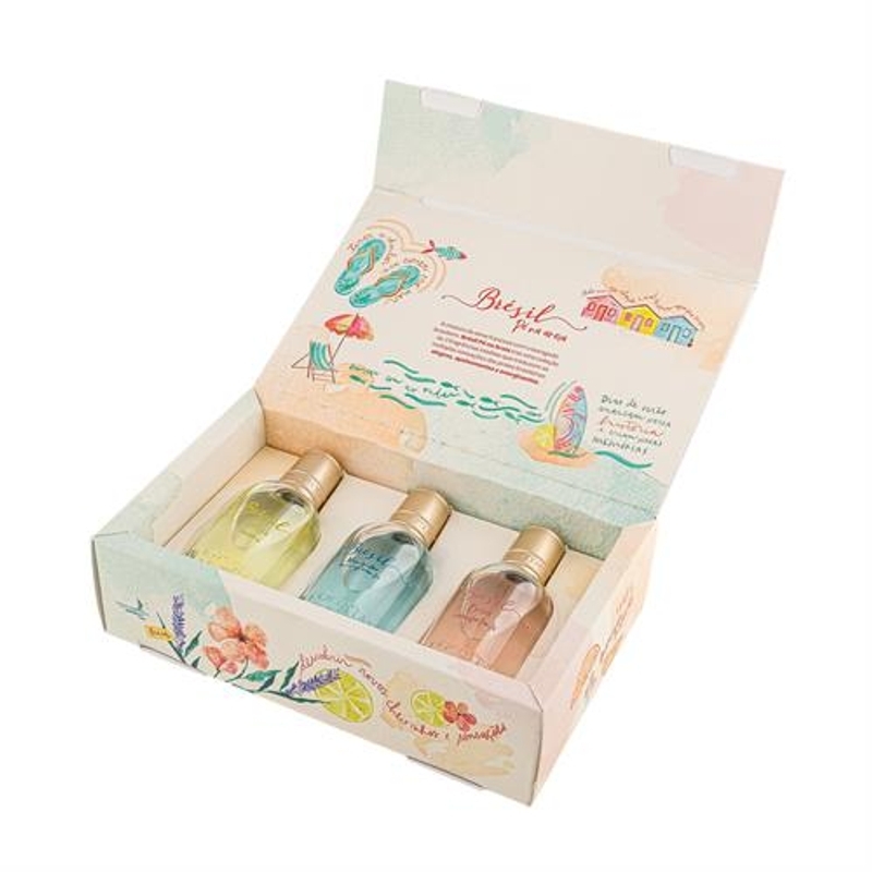 Kit Brésil Pé na Areia - Eau de Toilette 3un x 30ml