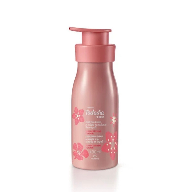 Creme Desodorante Nutritivo para o Corpo Tododia Flor de Pêssego e Jasmim