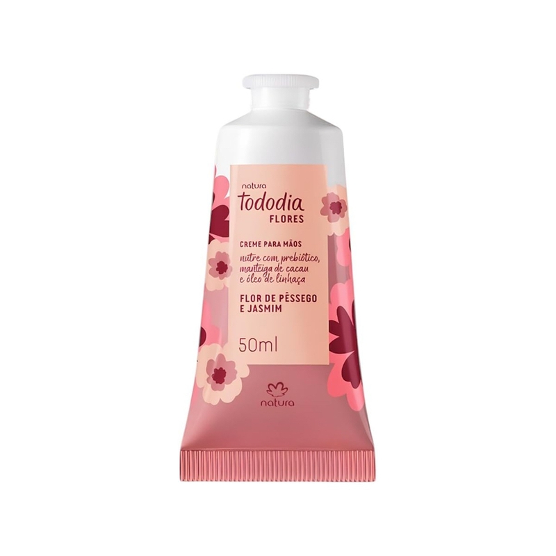 Creme P/mãos Flor De Pêssego E Jasmim