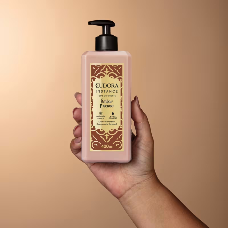 Creme Hidratante Corporal Instance Âmbar Precioso 400ml - foto 4