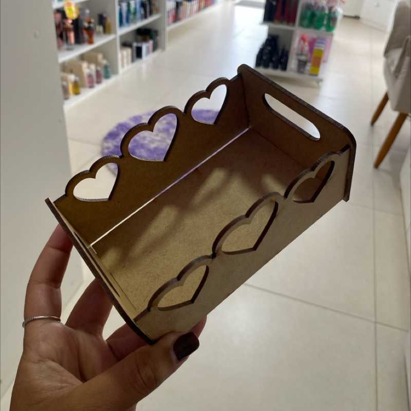 Caixa Mdf Pequena Coração