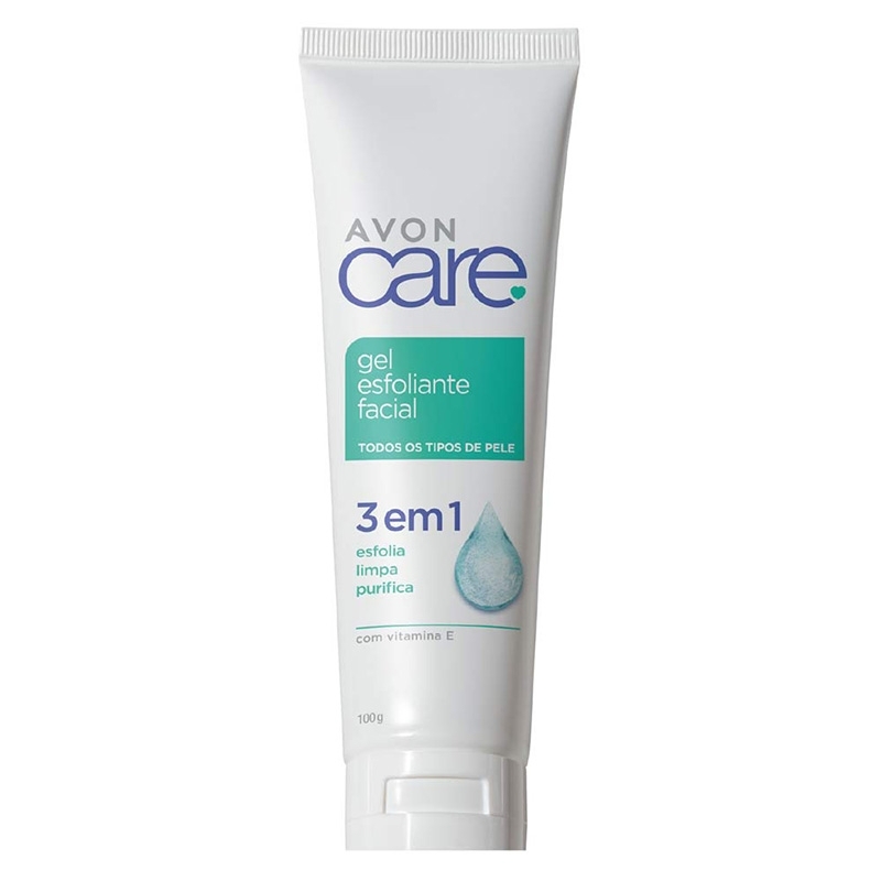 Avon Care Gel Esfoliante Facial 3 em 1 - 100g