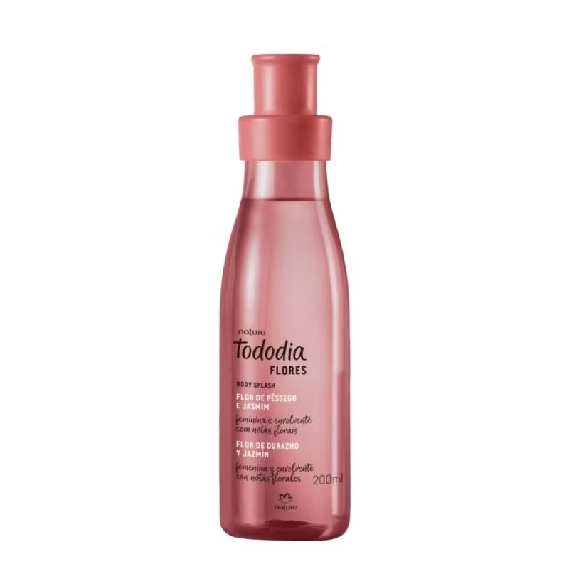 Body Splash Flor De Pêssego E Jasmim Tododia