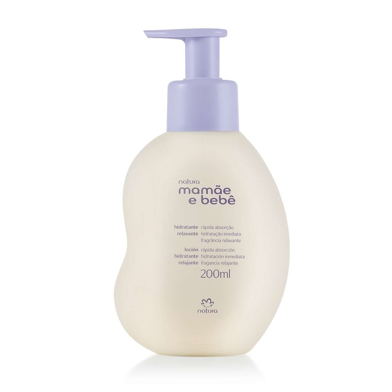 Hidratante Relaxante Mamãe e Bebê Natura 200 ml