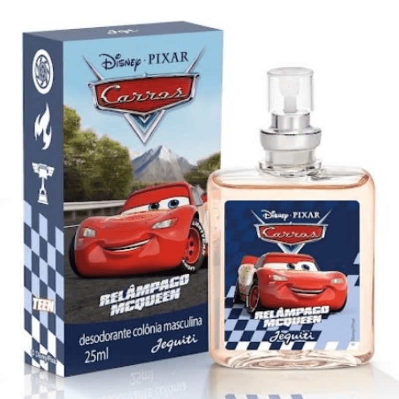 Carros Relâmpago Mcqueen Disney Desodorante Colônia Jequiti 25 ml