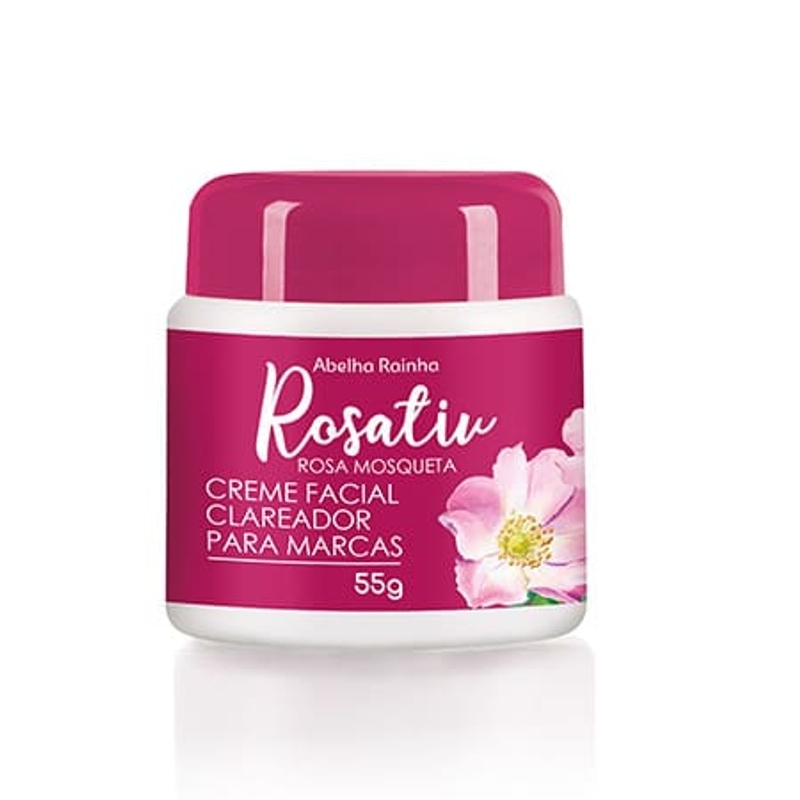 Rosativ Creme Facial Clareador P/marcas Rosa Mosqueta 55 G
