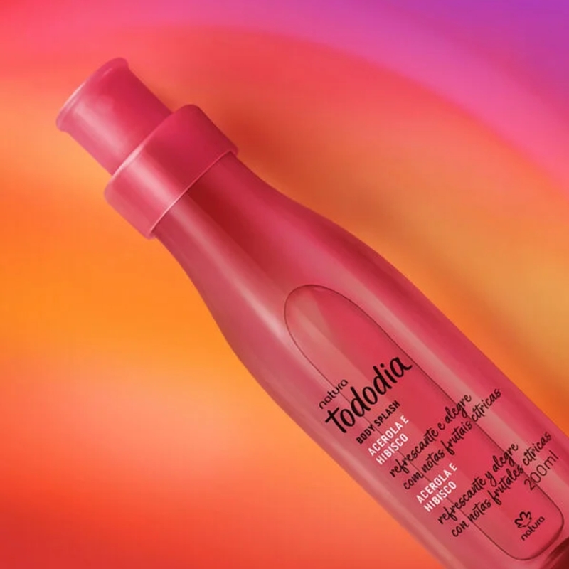 Body Splash Desodorante Colônia Tododia Acerola e Hibisco 200 ml - foto 3