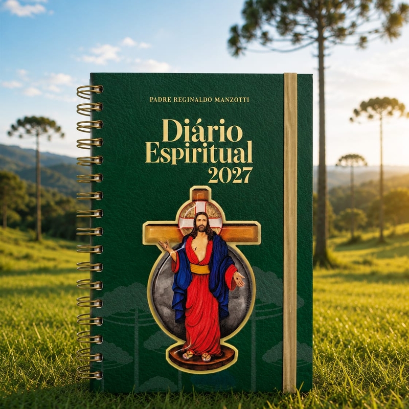 Diário Espiritual 2027 - Verde