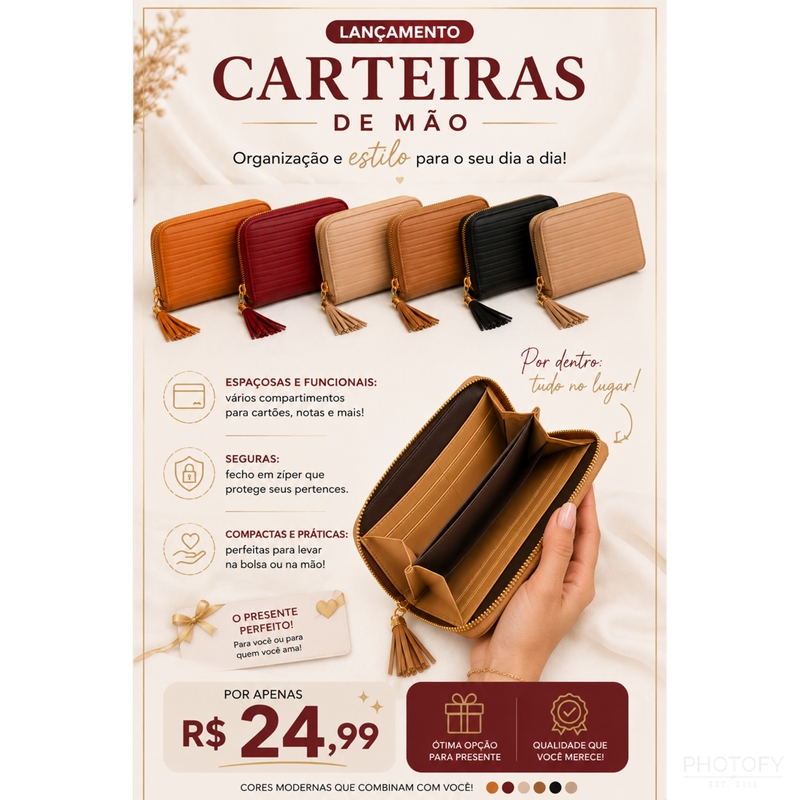 Carteira De Mãos