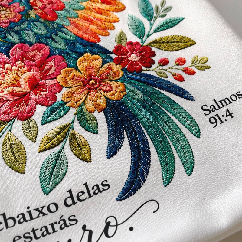 TSHIRT FEMININA -ARARA SUAS ASAS-COR MARFIM TAM M, G - foto 2