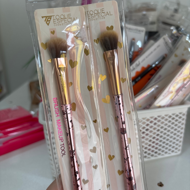 Pincel Toque Especial Corações Rosinha