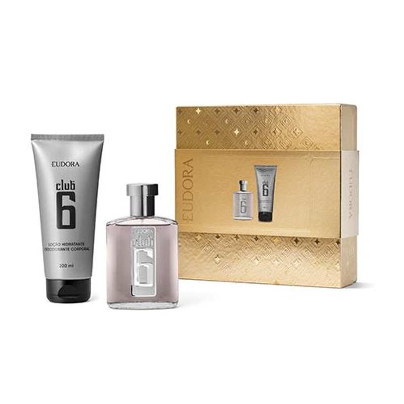 Kit Presente Club 6: Desodorante Colônia 95Ml + Loção Hidratante Desodorante Corporal 200Ml