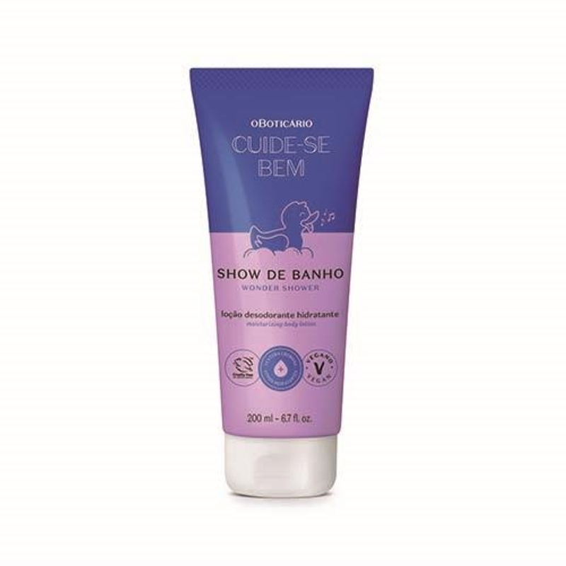 Loção Desodorante Hidratante Corporal Cuide-se Bem Show de Banho 200ml