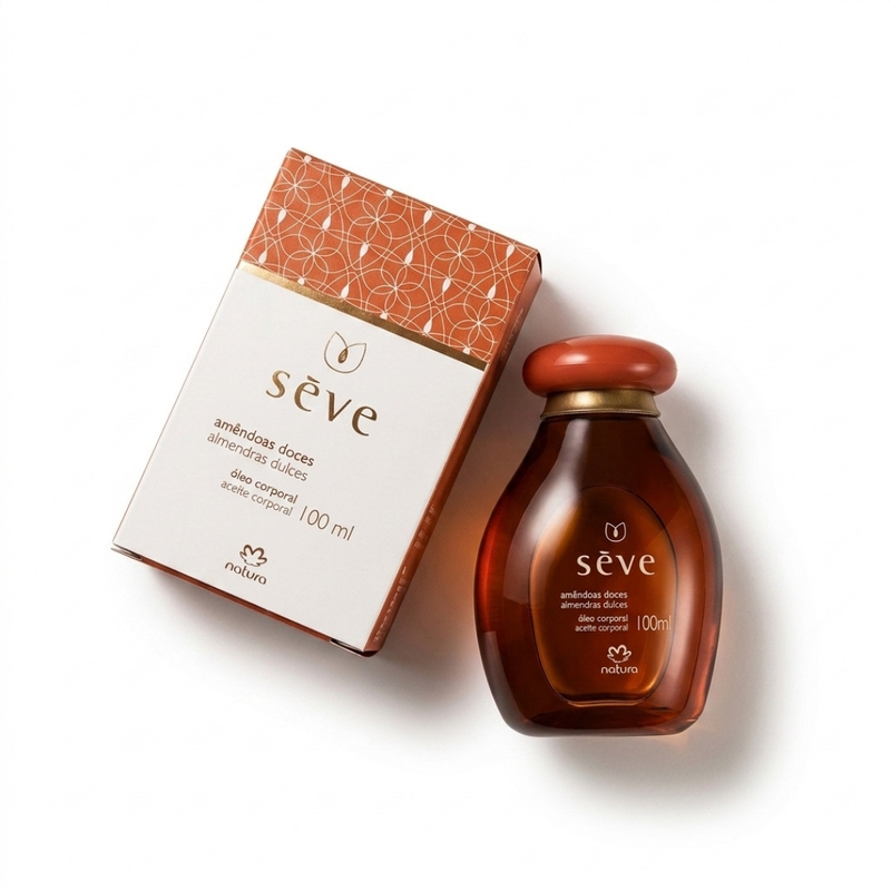 Óleo Corporal Natura Sève Amêndoas Doces 100ml Original Hidratante Perfumado