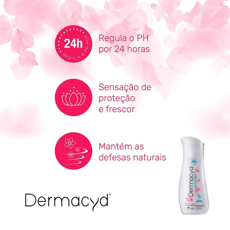 Sabonete Líquido Íntimo Dermacyd Femina 200ml - foto 3