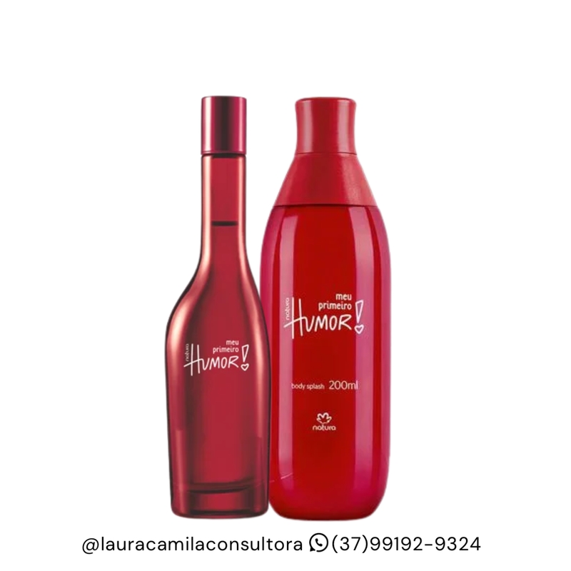 Presente Meu Primeiro Humor: Perfume 75ml + Body Splash 200ml
