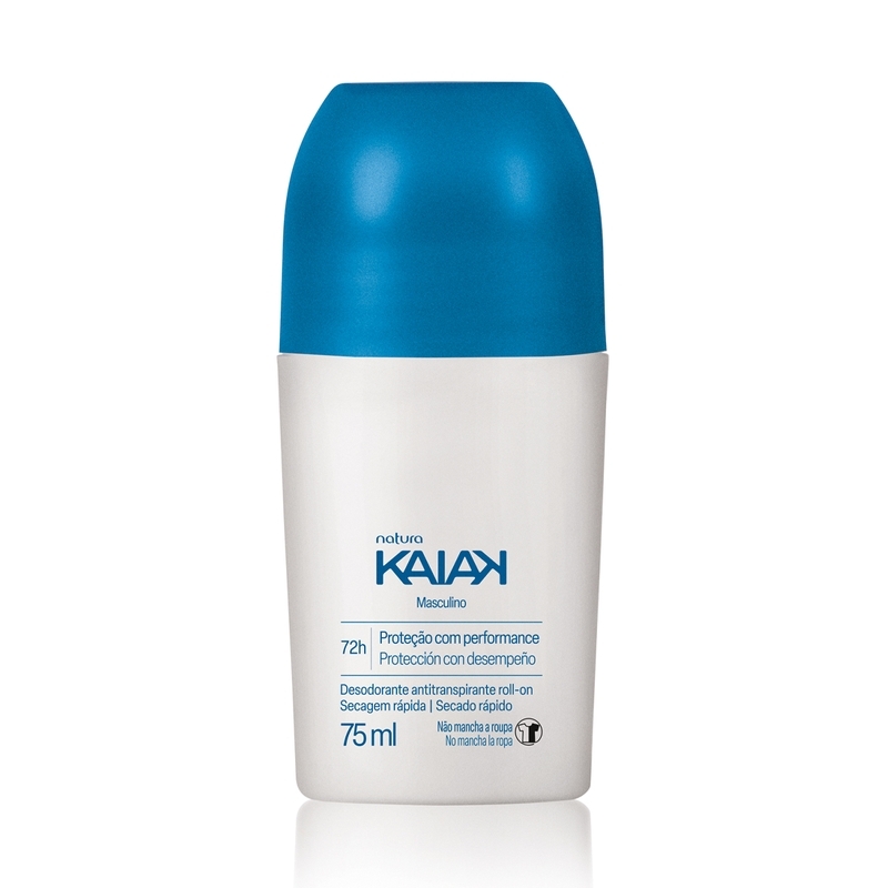 Desodorante Antitranspirante Roll-on Kaiak Masculino - 75 ml