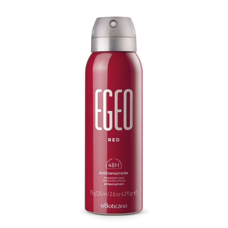 Desodorante Antitranspirante Aerosol Egeo Red 75G/125Ml