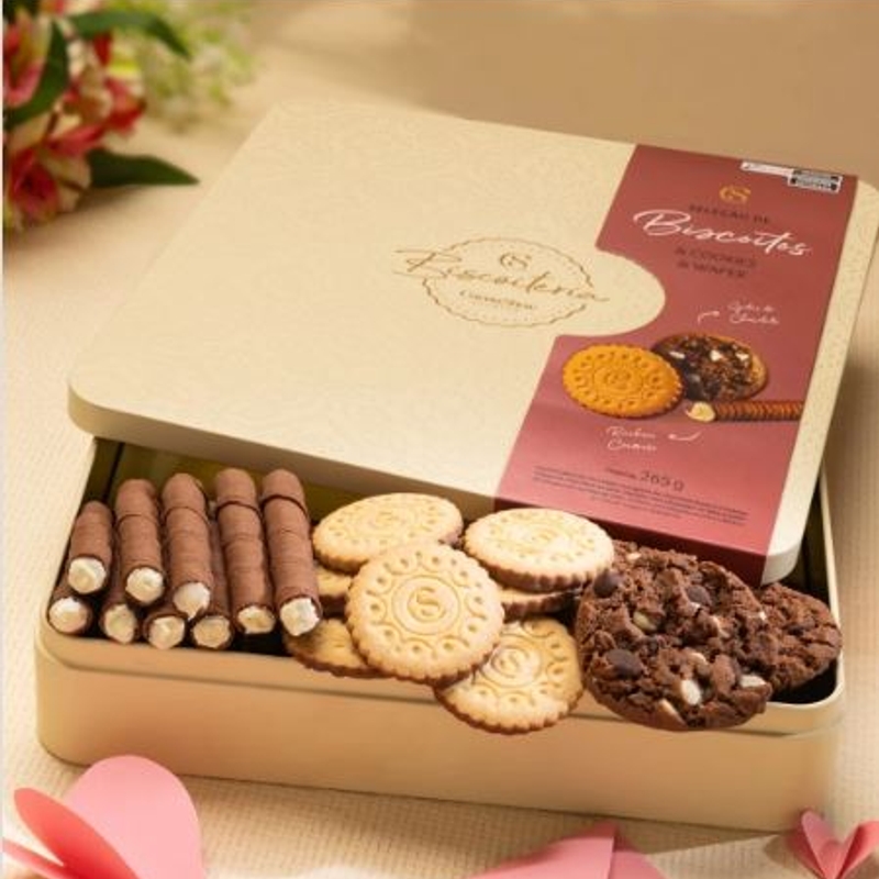 Lata de Biscoitos Tradicionais Sortidos 265g