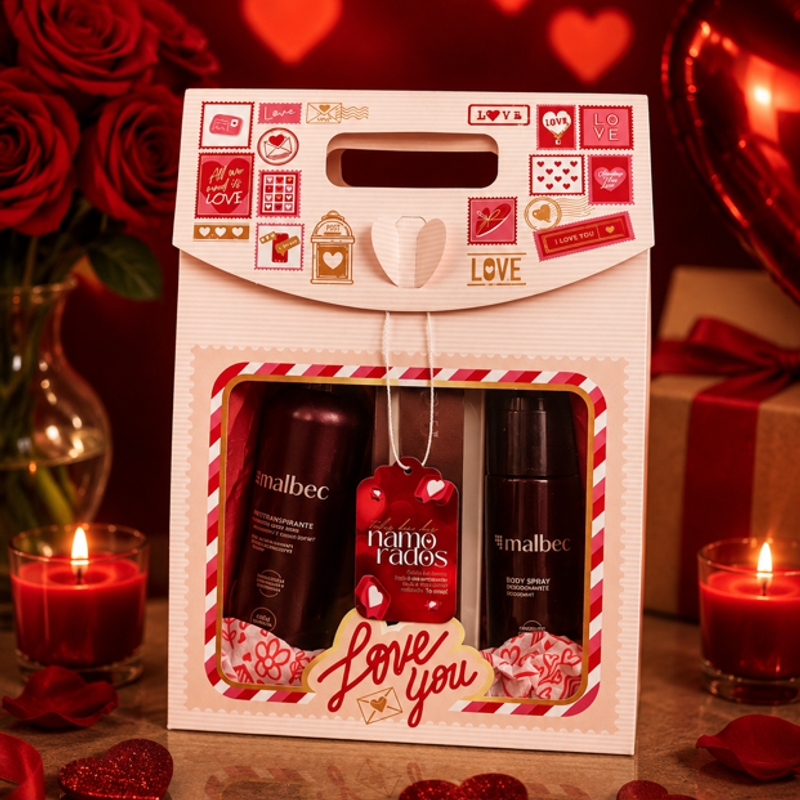Kit Malbec Tradicional (Perfume, Desodorante Aerosol e Body Spray)