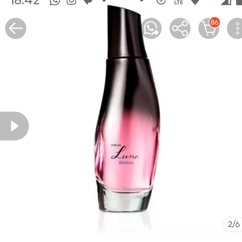 Deo colônia Luna absoluta 25 ml