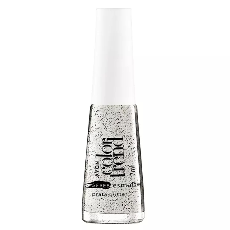 Esmalte Color Trend Prata Glitter