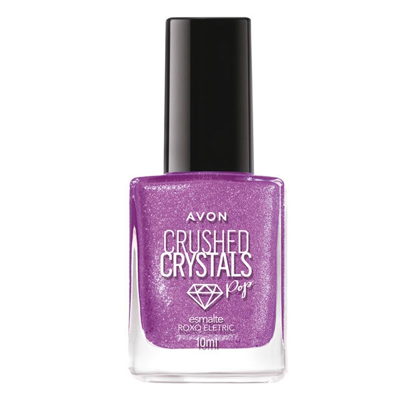 Avon Crus Crystals Esmalte Roxo Eletric - 9 ml