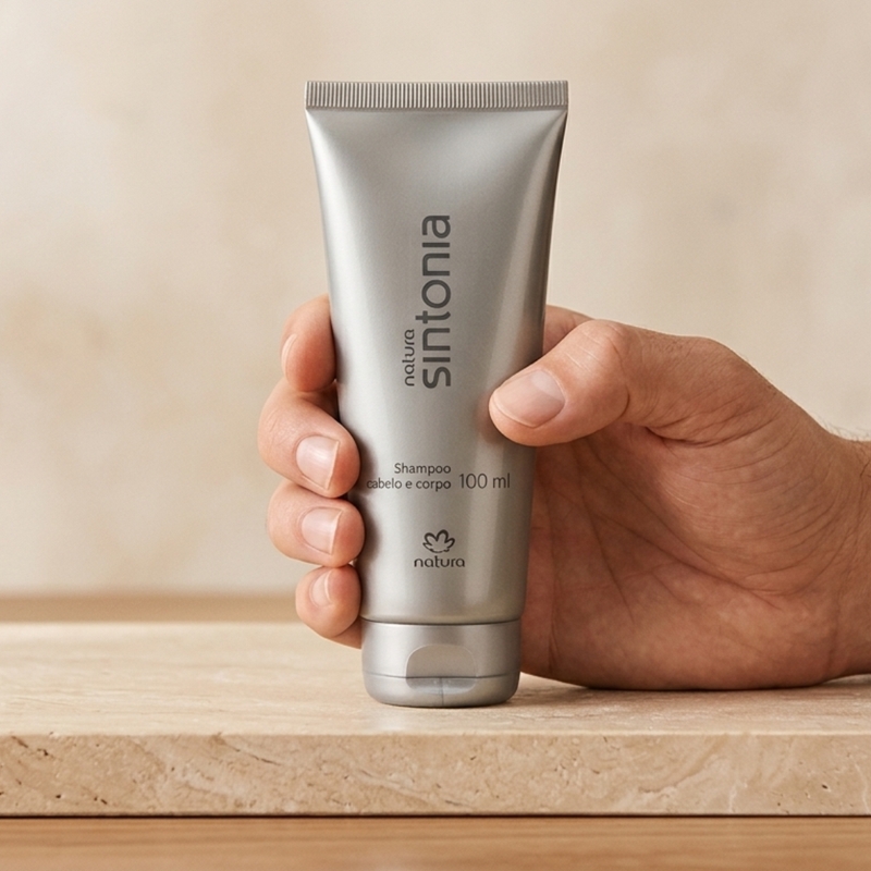 SHAMPOO MASCULINO NATURA SINTONIA 2 EM 1 CLASSICO 100ML - foto 2