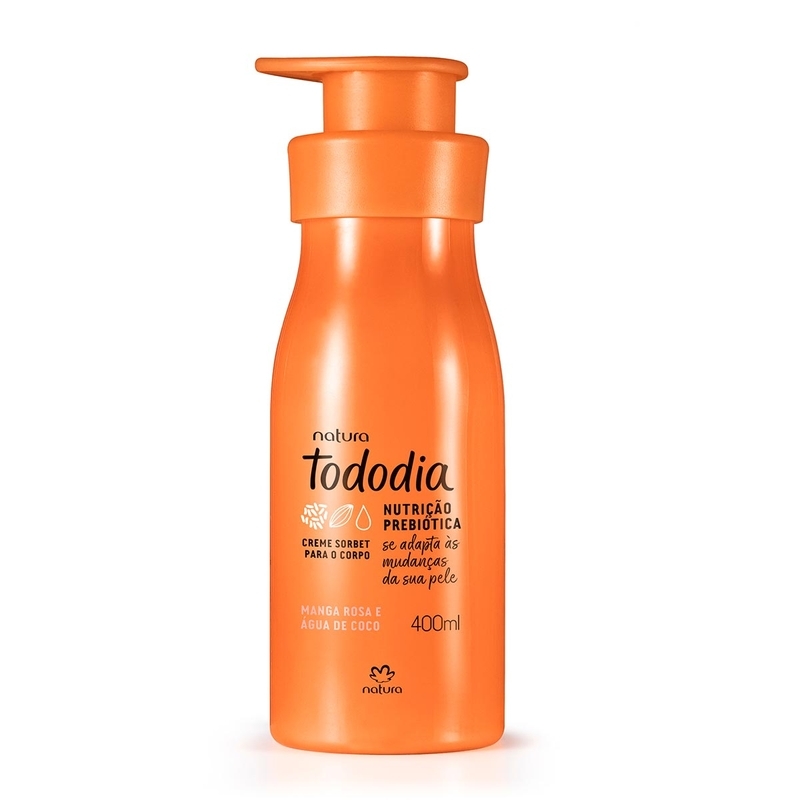 Creme Desodorante Nutritivo para o corpo Manga Rosa e Água de Coco 400 ml