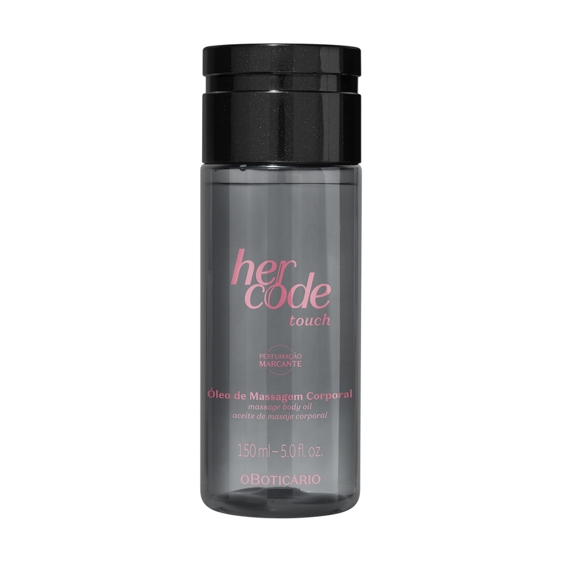 Óleo De Massagem Corporal Her Code Touch 150ml