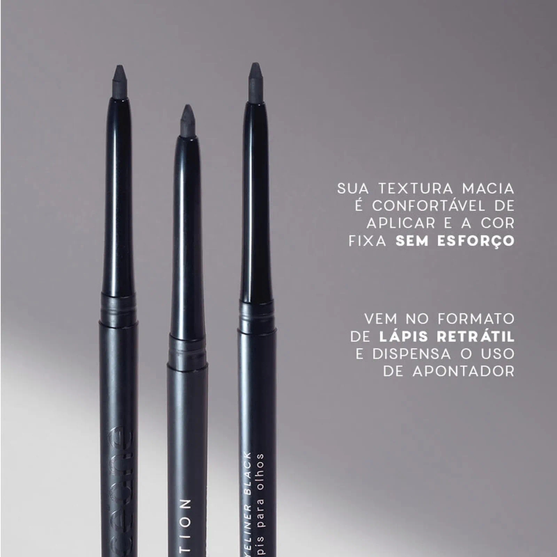 Lápis de Olhos Retrátil Preto - Eyeliner Black Océane Edition 1,2ml - foto 3