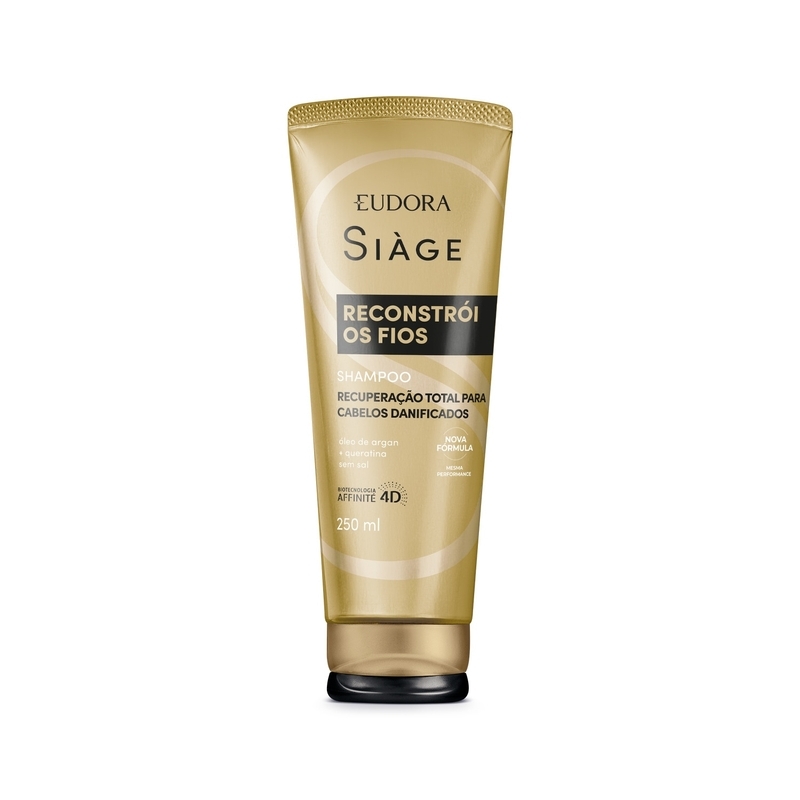Shampoo Siàge Reconstrói Os Fios 250ml