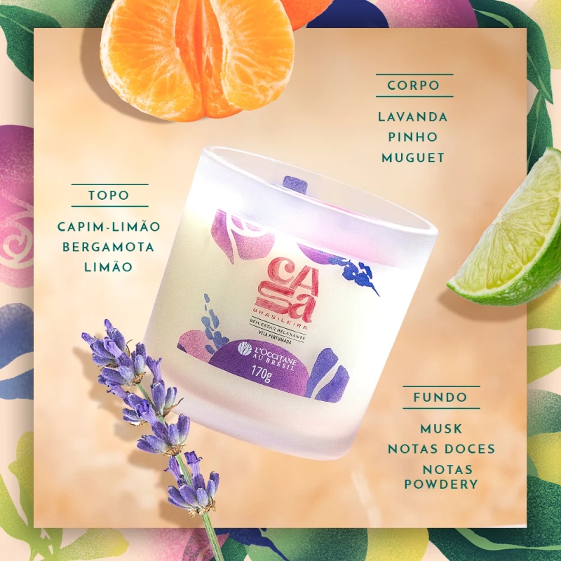 Vela Perfumada Bem-Estar Relaxante 170g - foto 2