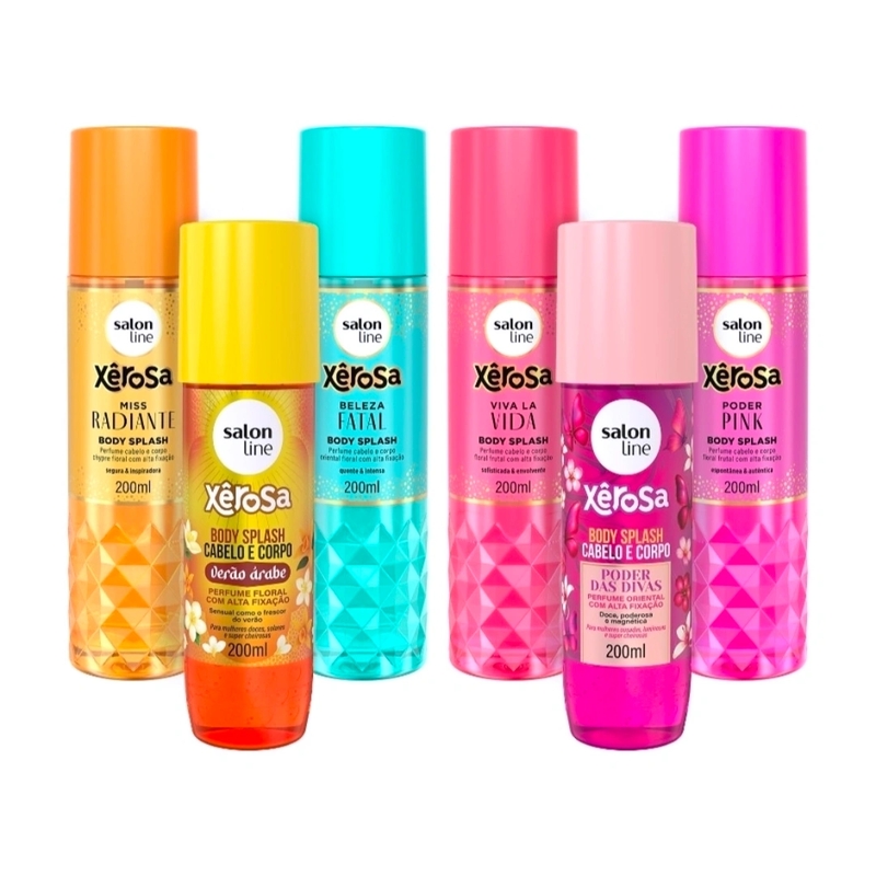 Body Splash Salon Line 200ml Coleção Nova CADA (Verificar Fragrâncias Disponíveis)