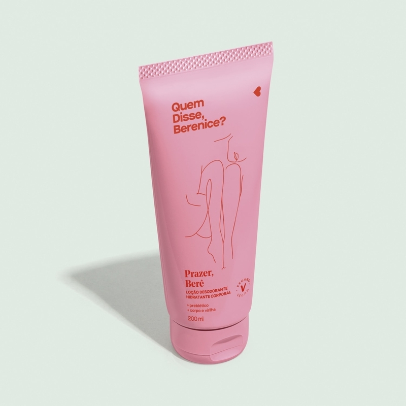 Loção Desodorante Hidratante Corporal Prazer Berê 200ml