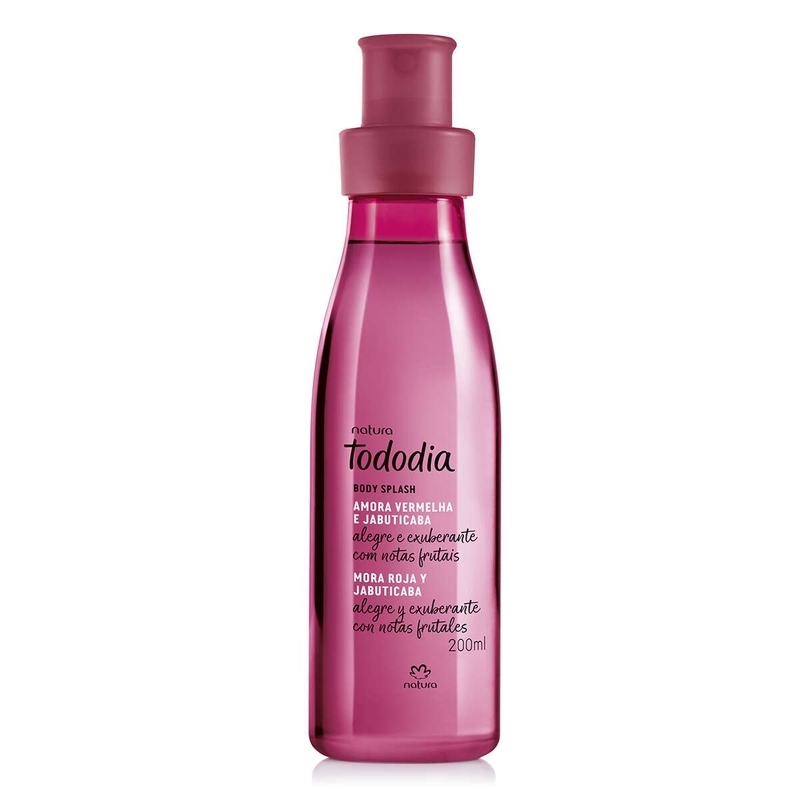 Body splash desodorante colônia amora vermelha e jabuticaba