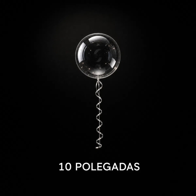 Balão Buble 10 Polegadas