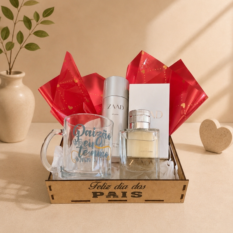 Kit Zaad Trad. (Perfume, Body Splash e Xícara)
