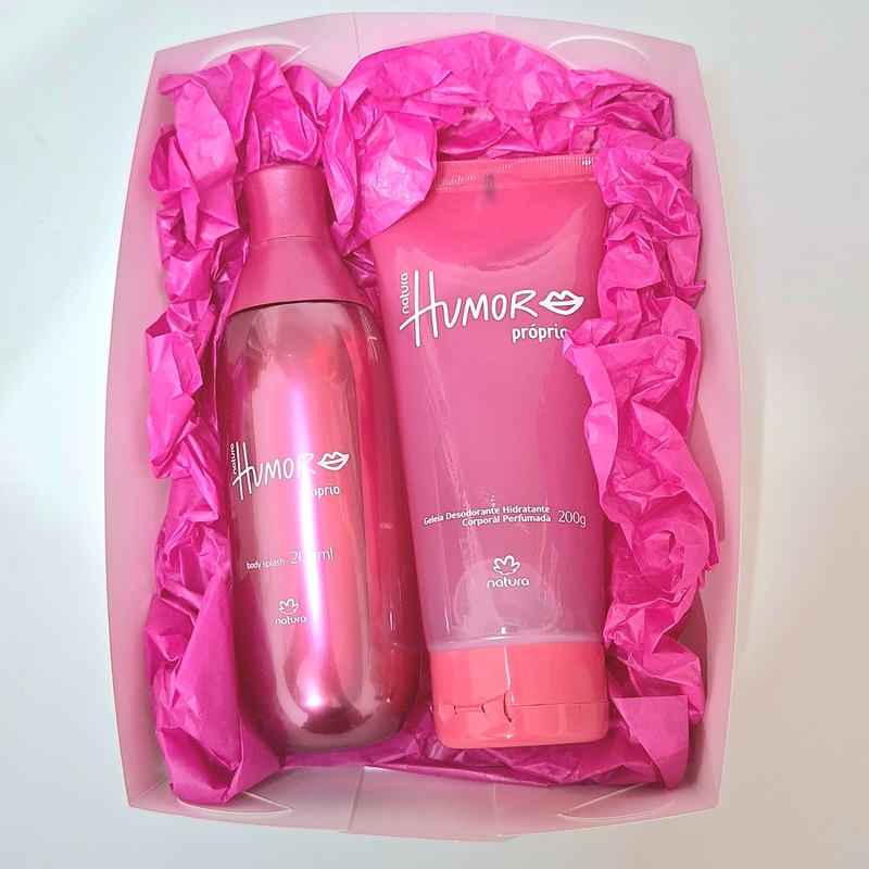 Kit Humor Próprio-Body Splash+ Geleia Corporal