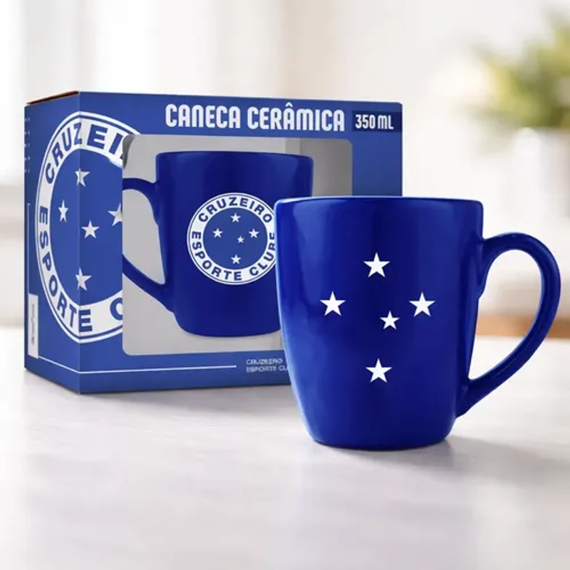 Caneca Cerâmica Cruzeiro 350mL