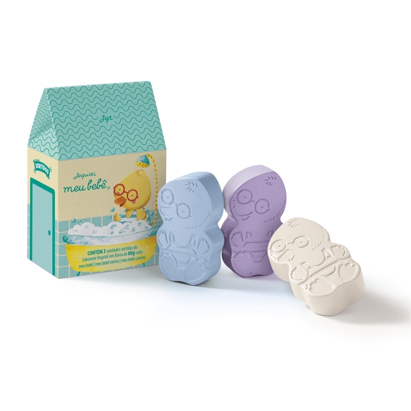 Estojo De Sabonetes Sortidos Meu Bebê, 3X80G 3x 80g