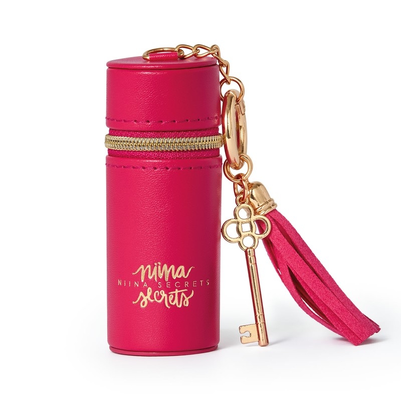 Porta Batom Charm Pink Secrets Niina Secrets