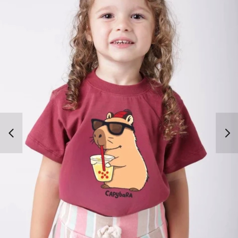 Blusas T-Shirt Infantil 100% Algodão