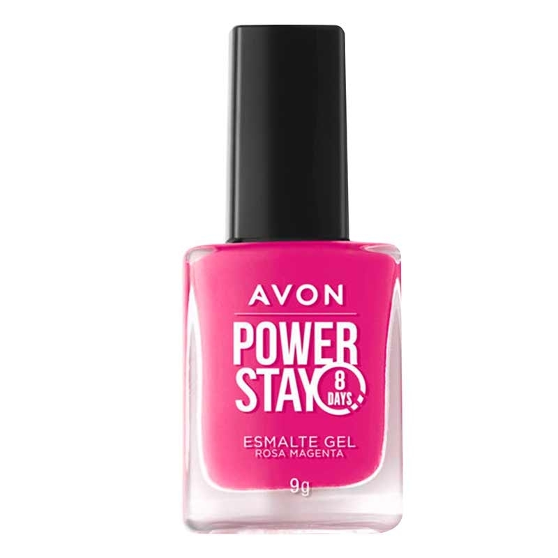 Avon Power Stay esmalte gel Rosa Magenta - 9 g