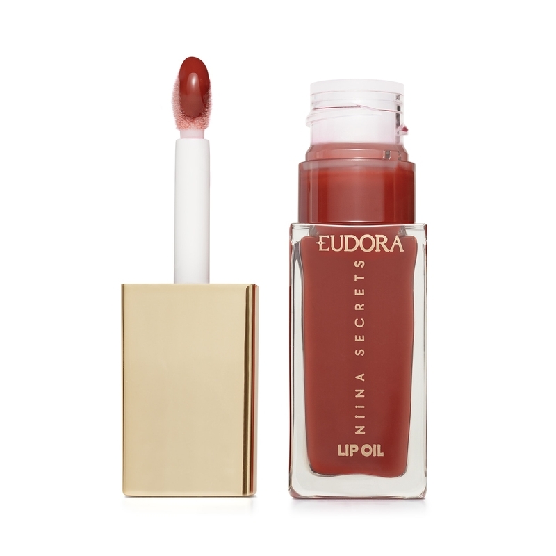 NIINA SECRETS LIP OIL SHINE FLOWERS ROSA MAGNÍFICA 7ML